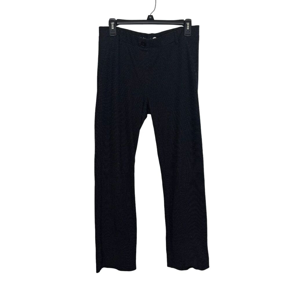 Betabrand Black White Polka Dot Pants Women's Petite Medium